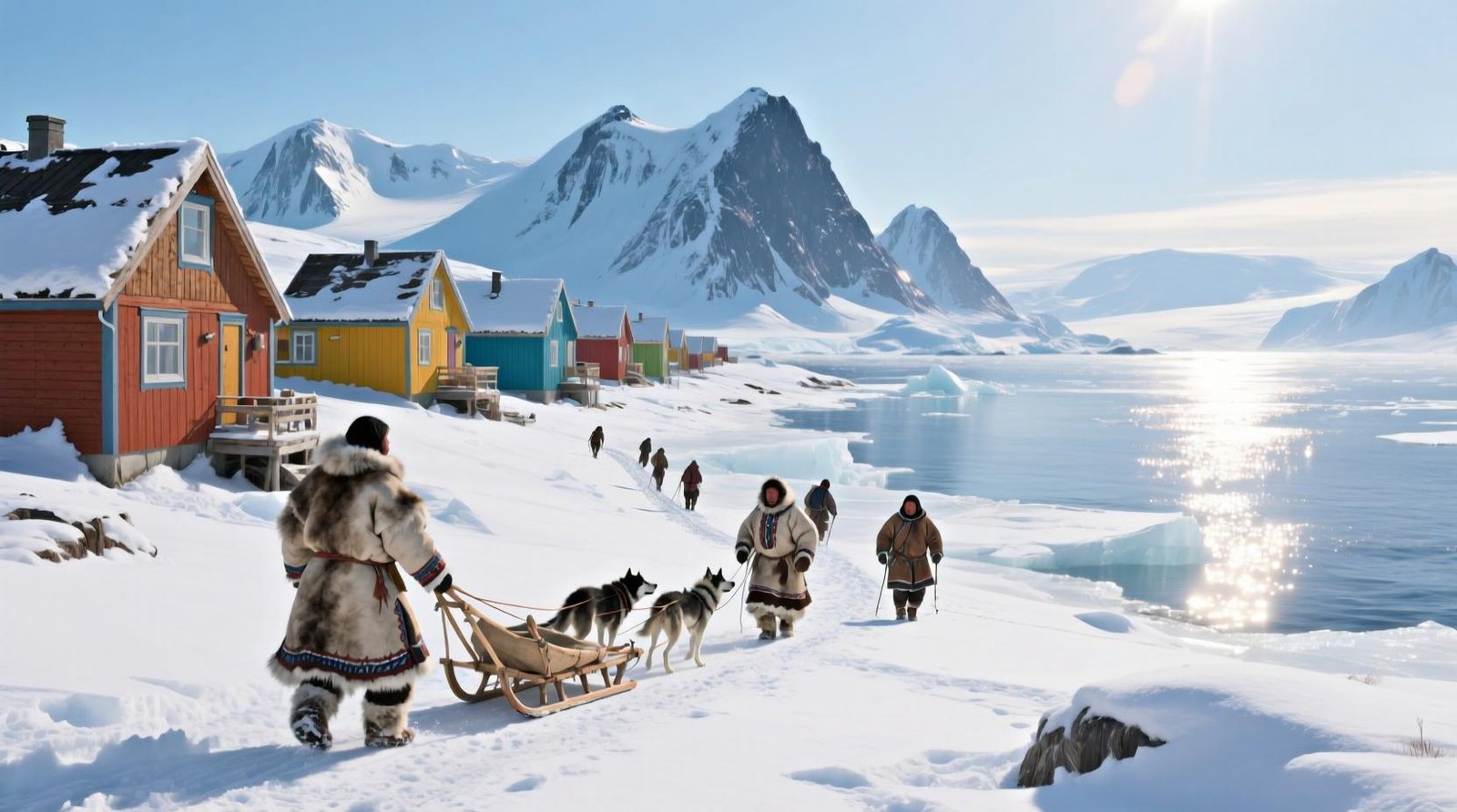 Visiting Kulusuk Greenland
